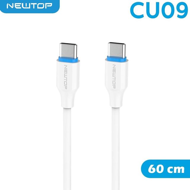 NEWTOP CU09 BLULINE CAVO 60CM TYPE-C/TYPE-C MAX 20V/3A