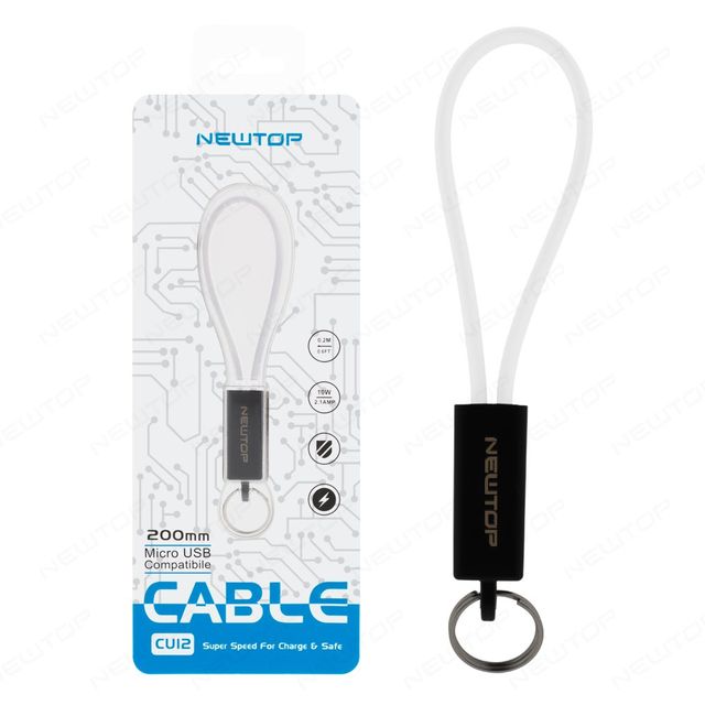 NEWTOP CU12 PORTACHIAVI CAVO USB/MICRO USB