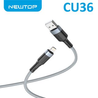 NEWTOP CU36 NYLON CAVO USB/LIGHTNING 100CM