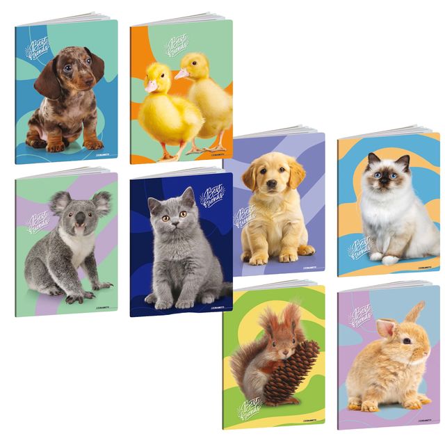 Maxiquaderno Best Friends - A4 - 1 rigo - 21 fogli - 80 gr - Blasetti