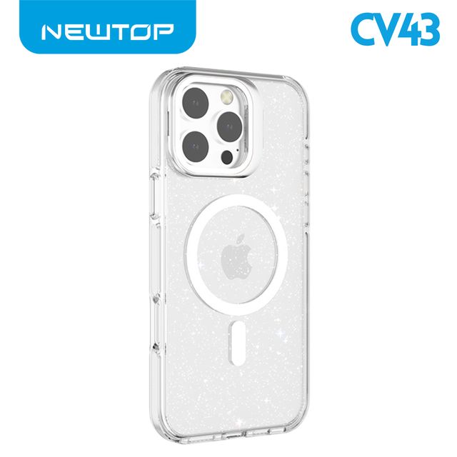 NEWTOP CV43-09 SUPPORTO CON GLITTER APPLE IPHONE 17 PRO MAX