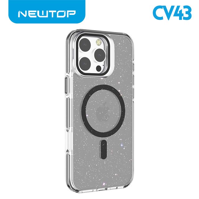 NEWTOP CV43-09 SUPPORTO CON GLITTER IPHONE 15