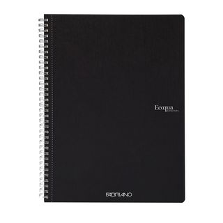 Maxiquaderno Ecoqua original - A4 - 90 gr - 5 mm - 70 fogli - nero - spiralato …