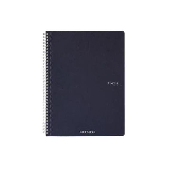 Maxiquaderno Ecoqua original - spiralato - A4 - 90gr - 1 rigo - 70 fogli - blu …