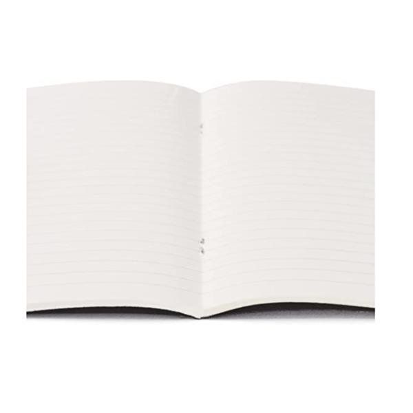 Maxiquaderno Ecoqua original PM - A4 - 1 rigo - 40 fogli - nero - 90gr - Fabria…