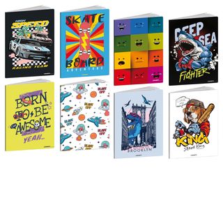 Maxiquaderno Kid Boy - A4 - 1 rigo c/margine - 21 fogli - 80 gr - Blasetti