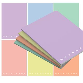 Maxiquaderno Monocromo Pastel - A4 - 5mm - 42 fogli - 80gr - Pigna