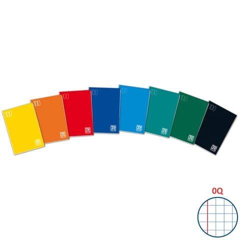 Maxiquaderno One Color - A4 - 5 mm c/margine - 18+1 fogli - 100 gr - Blasetti