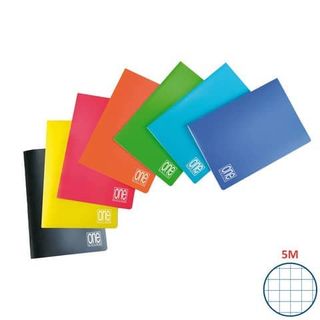 Maxiquaderno One Color - A4 - 5 mm - 20+1 fogli - 80 gr - copertina PP - Blaset…