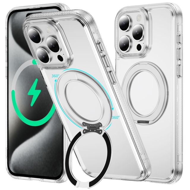 NEWTOP CV74 COVER ROTATING RING APPLE IPHONE 15 PRO MAX
