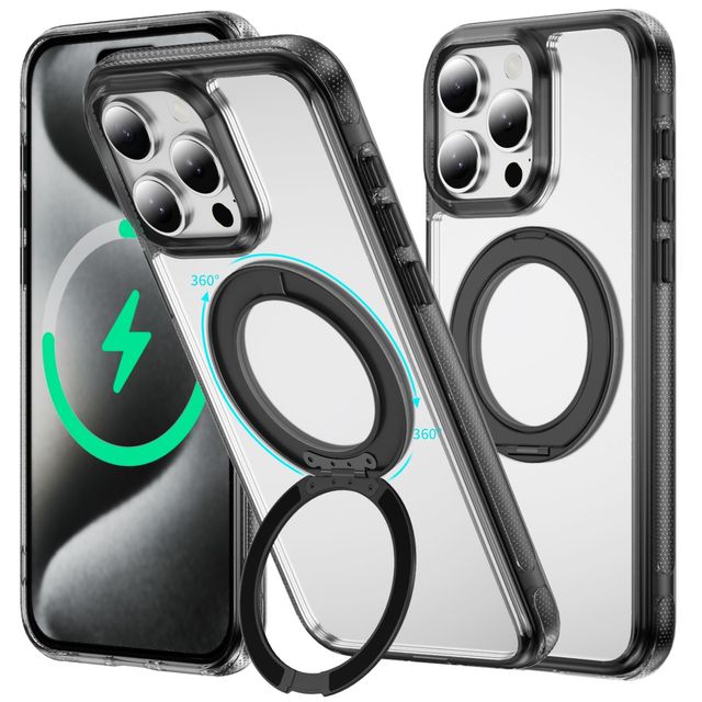 NEWTOP CV74 COVER ROTATING RING APPLE IPHONE 16 PRO