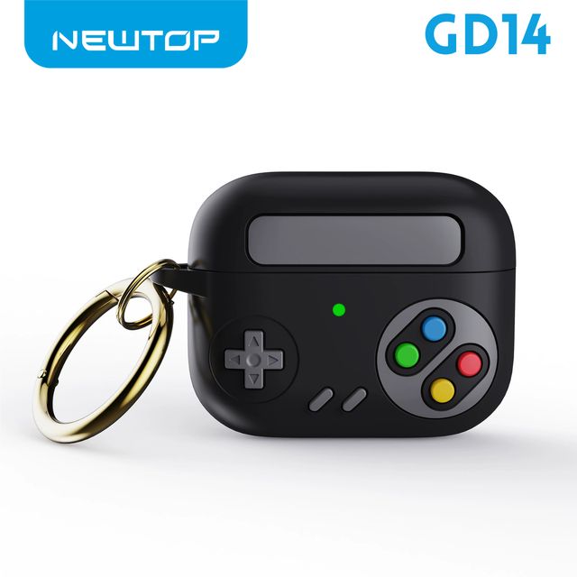 NEWTOP GD14 HANDHELD GAME CONSOLE DESIGN CUSTODIA AIRPODS 4