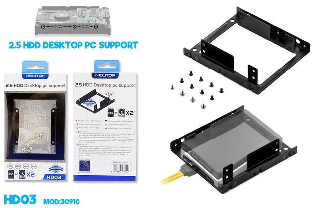 NEWTOP HD03 SUPPORTO PER 2 HDD 2.5