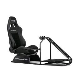 NEXT LEVEL RACING GTRACER 2.0 SIMULATOR COCKPIT SEDILE DA CORSA IN STILE GT NERO