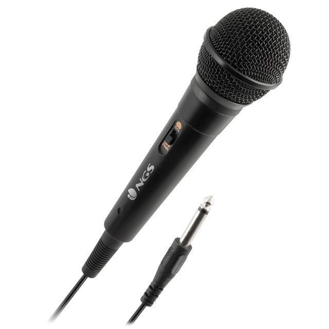 NGS Microfono Vocale Wired Singer Fire Cavo 3m Nero - <p>Microfono con cavo</p>…