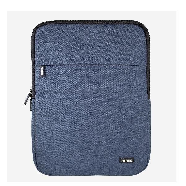NILOX TECH BORSA A FONTINA PER NOTEBOOK DA 13.3" IN POLIESTERE 2 SCOMPARTI BLU