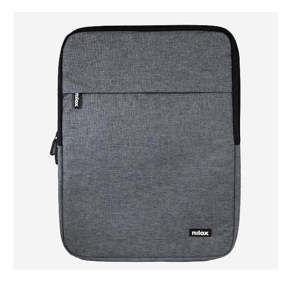 NILOX TECH BORSA A FONTINA PER NOTEBOOK DA 15.6" IN POLIESTERE 2 SCOMPARTI GRIG…