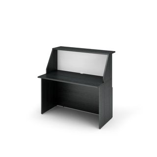 Modulo Prestige reception sopralzo/desktop - 120 x 76,1 x 117 cm - nero venato/…