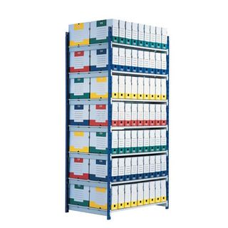 Modulo aggiunta scaffalatura Paperflow RANG'ECO regolabile 125x70x200 cm blu - …