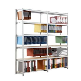 Modulo aggiuntivo scaffalatura Paperflow RANG'ECO SF fisso 125x37x195 cm grigio…