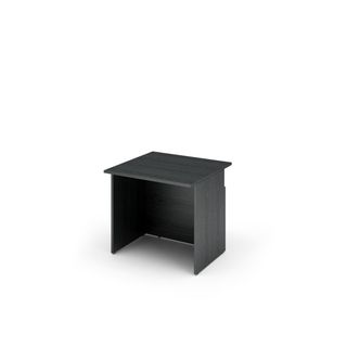 Modulo reception Prestige disabili - senza sopralzo - 80 x 97,5 x 72 cm - nero …