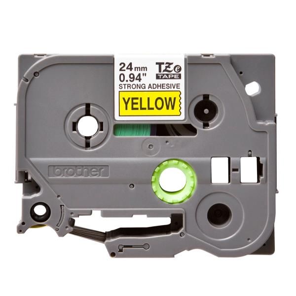 NASTRO LAMINATO CON ADESIVO RESISTENTE DA 24 MM (8 M) NERO/GIALLO