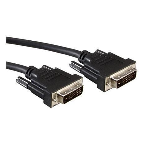 Nilox - Cavo DVI - legame doppio - DVI-D (M) a DVI-D (M) - 2 m - nero