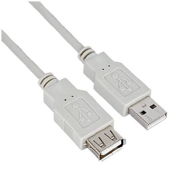 Nilox - Cavo USB - USB (M) a USB (M) - USB 2.0 - 3 m - bianco