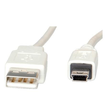 Nilox - Cavo USB - mini-USB Type B (M) a USB (M) - USB 2.0 - 1.8 m - bianco