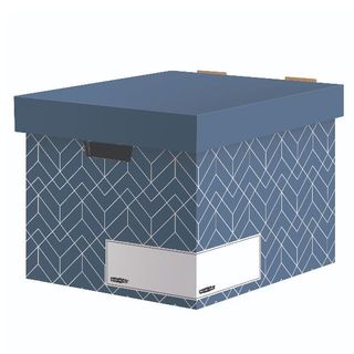 Bankers Box Décor - Scatola per archiviazione - per A4, A4 Plus - urban slate b…