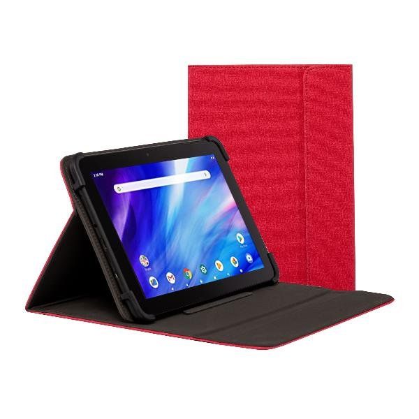 Nilox - Flip cover per tablet - poliestere - rosso - 9.7" - 10.5"