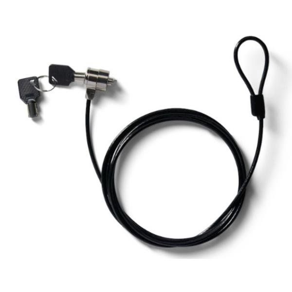 Nilox NXSC001, 1,8 m, 2 Chiavi, Acciaio, Nero