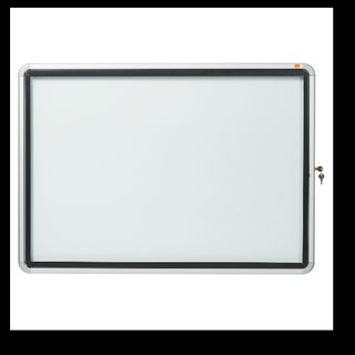 Nobo - Bacheca chiusa - montabile a parete - 8 x A4 - metallo - magnetica - per…