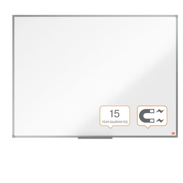 Nobo Basic - Lavagna bianca - montabile a parete - 1200 x 900 mm - acciaio - ma…
