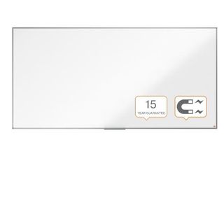 Nobo Basic - Lavagna bianca - montabile a parete - 2400 x 1200 mm - acciaio ver…