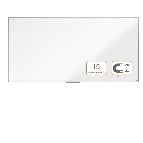 Nobo Basic - Lavagna bianca - montabile a parete - 2400 x 1200 mm - acciaio ver…