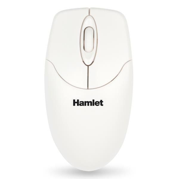 OEM MOUSE - USB 1000 DPI 2 TASTI + SCROLL BIANCO