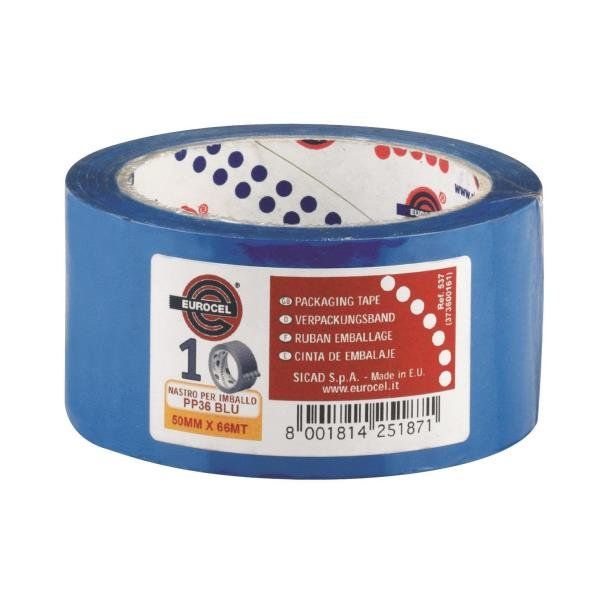 Nastro adesivo PP36NN - 5 cm - blu - Eurocel