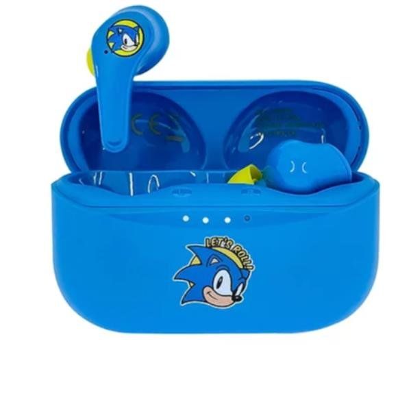 OTL SH0902 AURICOLARI CUFFIE WIRELESS BLUETOOTH TWS SEGA SONIC THE HEDGEHOG CON…