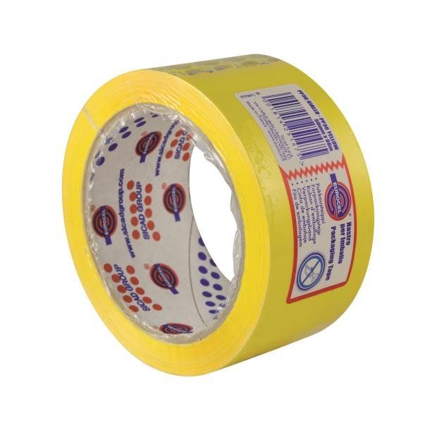 Nastro adesivo PP36NN - 5 cm x 66 m - giallo - Eurocel