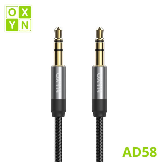 OXYN AD58 ADATTATORE JACK 3.5MM M A JACK 3.5MM M SOLO AUDIO
