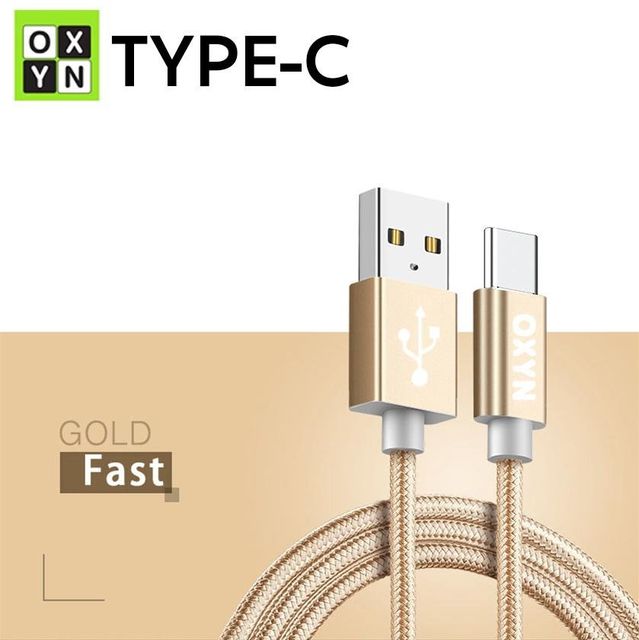 OXYN ALUMINIUM DESIGN USB CABLE TYPE-C 1M