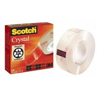 Nastro adesivo Scotch® Crystal 600 19 mm x 33 m supertrasparente - 600-1933