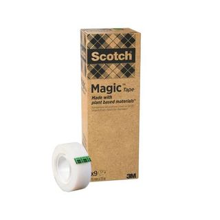 Nastro adesivo Scotch® Magic™ Più Verde 19 mm x 33 m trasparente opaco - torre …