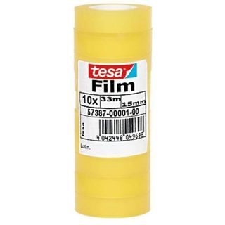 Nastro adesivo Tesafilm - 15 mm x 33 m - PP - trasparente - Tesa - torre 10 pez…