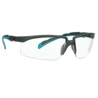 Occhiali di sicurezza Solus 2000 - lenti trasparenti antigraffio - blu - 3M