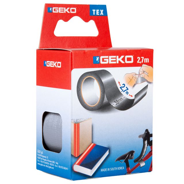 Nastro adesivo telato Tex - 38 mm x 2,7 m - grigio - Geko