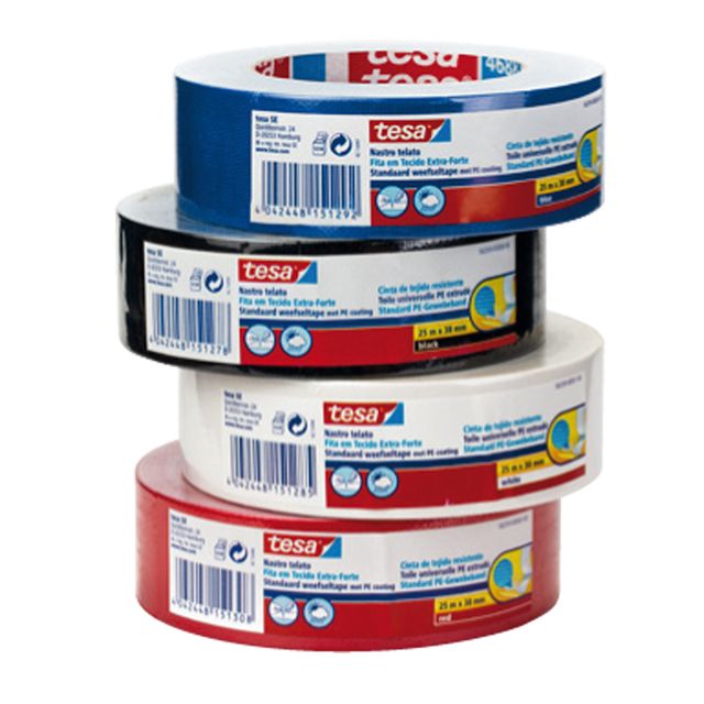 Nastro adesivo tesa TELATO 38 mm x 25 m rosso 56359-00003-00