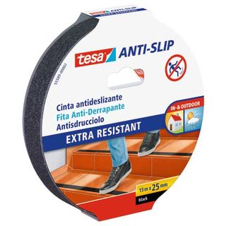 Nastro antiscivolo tesa extra forte a strappo manuale 25 mm x 15 m nero 55589-0…