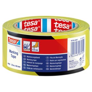 Nastro per segnalazioni in PVC tesa tesaflex® 60760 rivestito gomma resina 50mm…